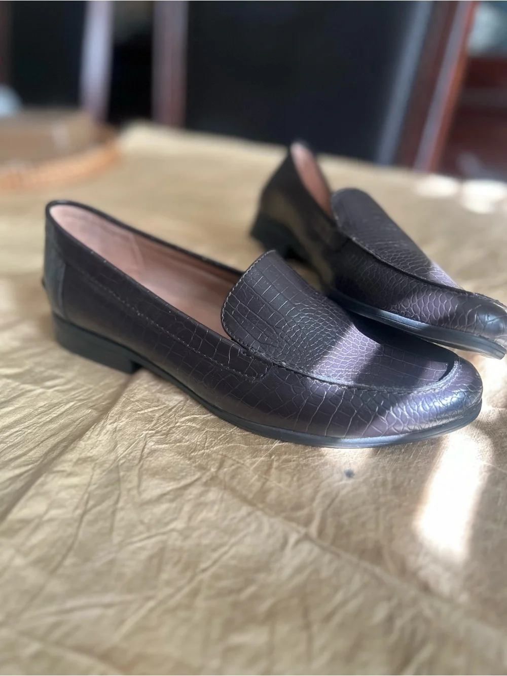 LifeStride Simply Comfort Women's Slip-On Loafers Brown Size 9.5 Medium M US